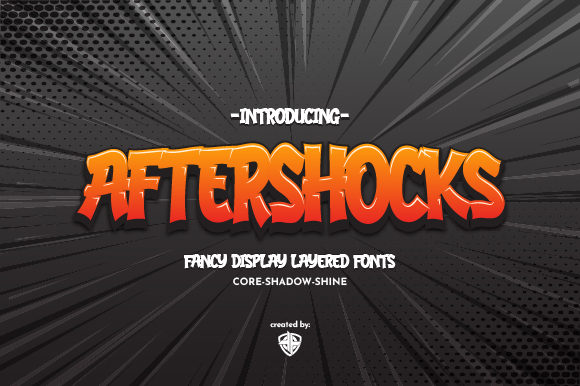 Aftershocks Font Review: Bold Display Type for Brand Impact