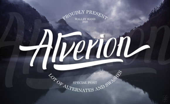 Alverion Display Font for Retro Branding and Business Identity