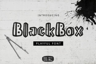 Black Box Typeface: Elevate Your Brand Identity With Quirky Display Fonts