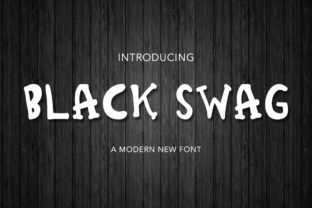 Black Swag: The Casual Display Font for Modern Brand Identity
