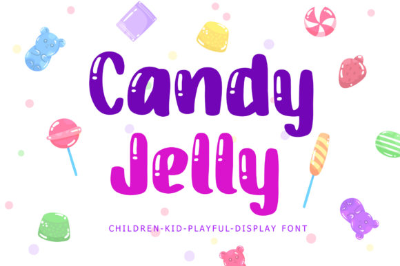 Candy Jelly Playful Display: The Perfect Typeface for Whimsical Craft Projects