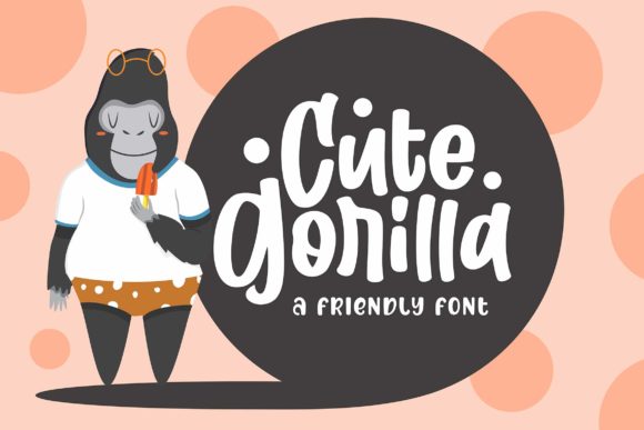 Cute Gorilla: The Ultimate Free Display Font Review