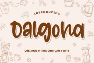 Dalgona Display Font for Modern Web Design