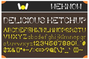 Delicious Ketchup Font: Friendly Display Type for Small Business Branding