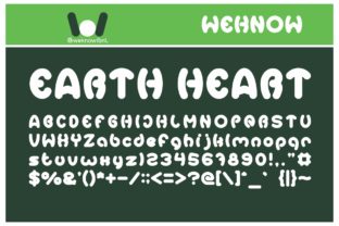 Earth Heart: A Versatile Display Font for Handmade Brands