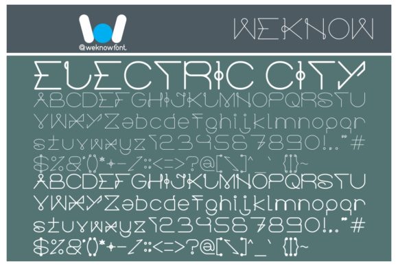 Electric City Typeface: A Designer’s Take on Quirky Brand Identity