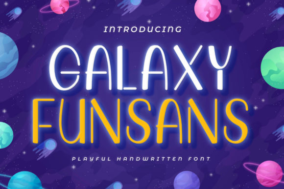 Galaxy Funsans: A Playful Display Font for Modern Web Design