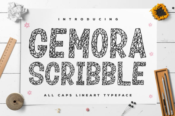 Gemora Scribble: The Friendly Display Font for Engaging Campaign Visuals