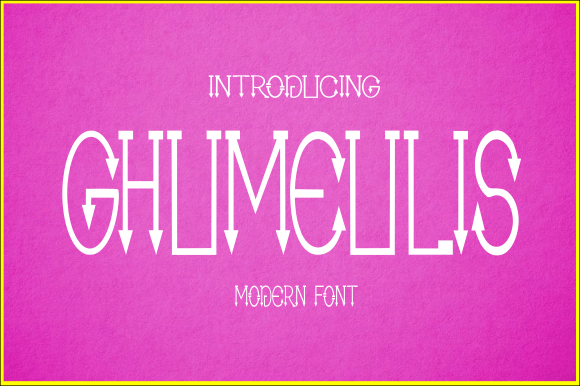 Ghumeulis Display Font for Modern Web Design