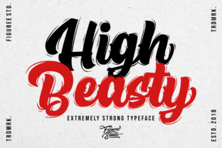 High Beasty: A Bold Display Font for Modern Web Design