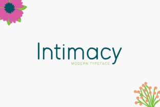 Intimacy Display Font for Modern Web Design