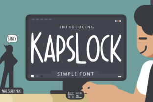 Kapslock Display Font for Modern Editorial Branding