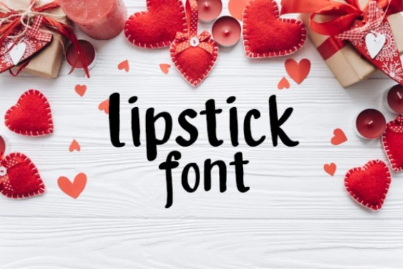 Lipstick: A Friendly Display Font for Small Business Branding