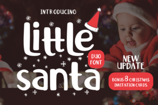 Little Santa: A Friendly Handwritten Display Font for Editorial Design