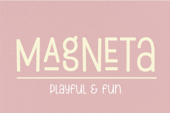 Magneta Typeface: A Bold Display Font for Handmade Branding