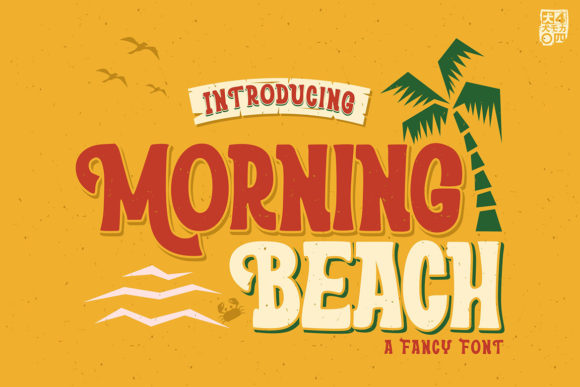 Morning Beach: A Bold Display Font for Relaxed Brand Identity