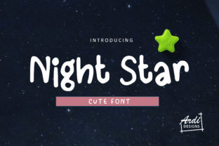 Night Star Display Font for Social Media and Brand Campaigns