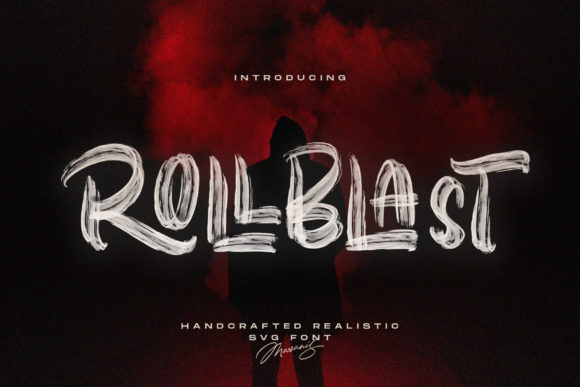 Rollblast: The Hand-Brushed Display Font for High-Impact Campaigns