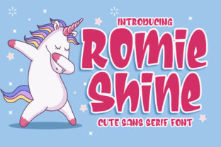 Romie Shine: The Quirky Display Font for Standout Campaigns