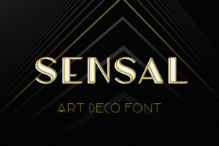 Sensal Display Font for Vintage Brand Campaigns