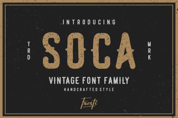 Soca Free Download: Vintage Display Font Review
