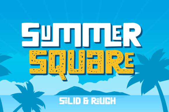 Summer Square: A Creative Font for Modern Branding