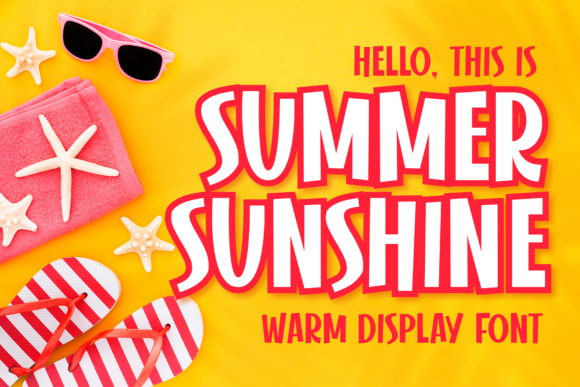 Summer Sunshine Typeface Review: A Joyful Display Font for Editorial Design