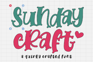 Sunday Craft: A Friendly Display Font for Editorial Design