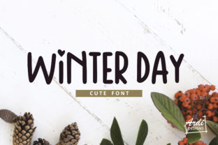 Winter Day: A Playful Display Typeface for Authentic Branding