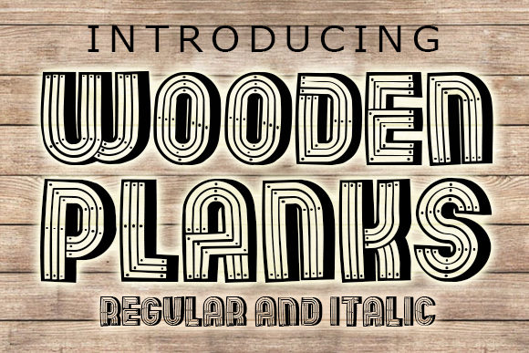 Wooden Planks Typeface Review for Bold Campaign Headlines